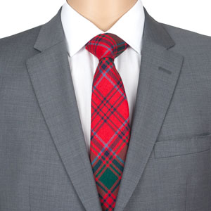 Tie, Necktie, Wool, Twill, Grant Tartan